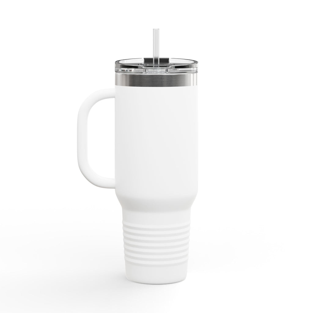 40oz Insulated Travel Mug — “My Cup Overflows” Comfort Coffee Tumbler