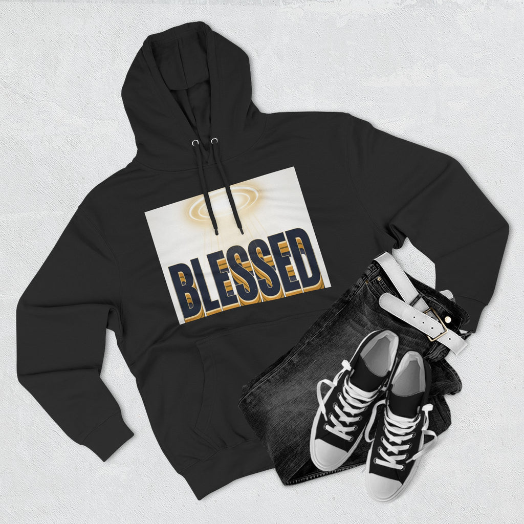 Blessed Graphic Hoodie — Spiritual Inspirational Fleece Pullover