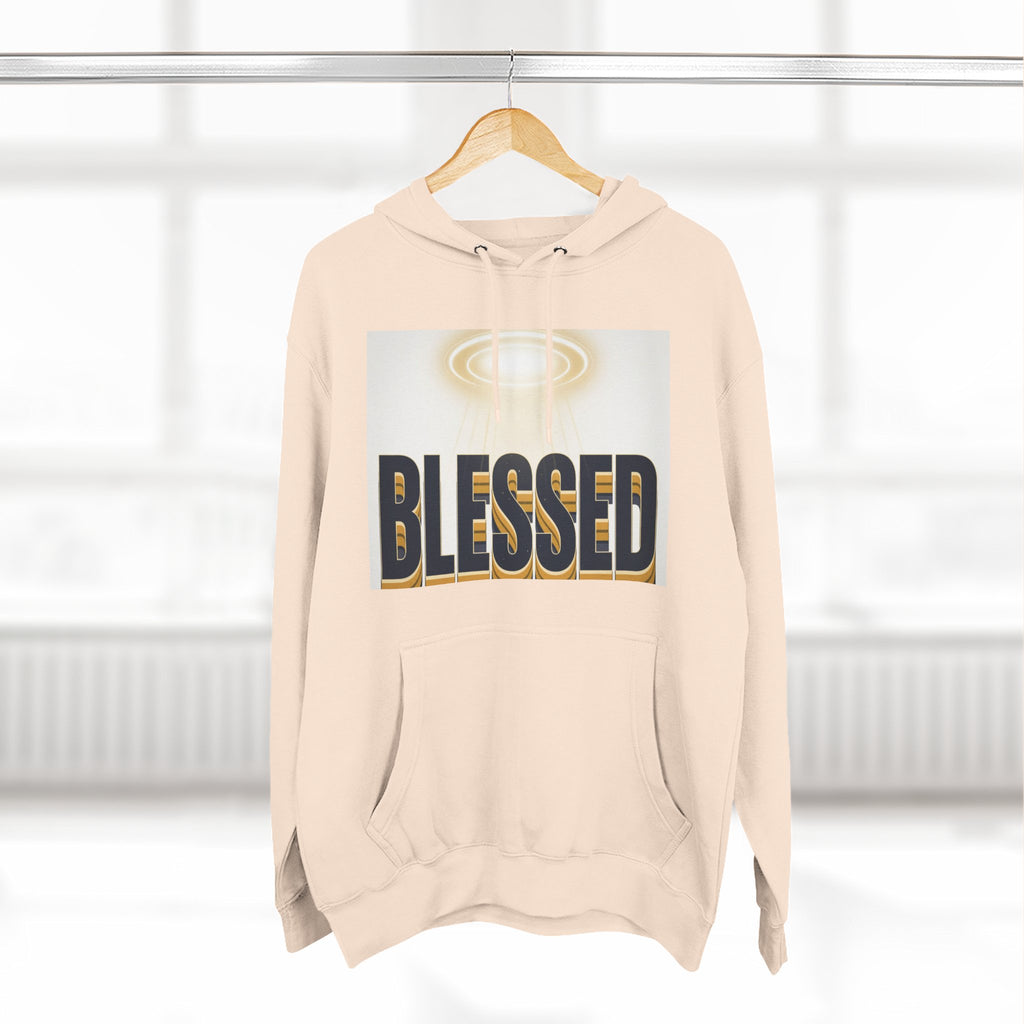 Blessed Graphic Hoodie — Spiritual Inspirational Fleece Pullover