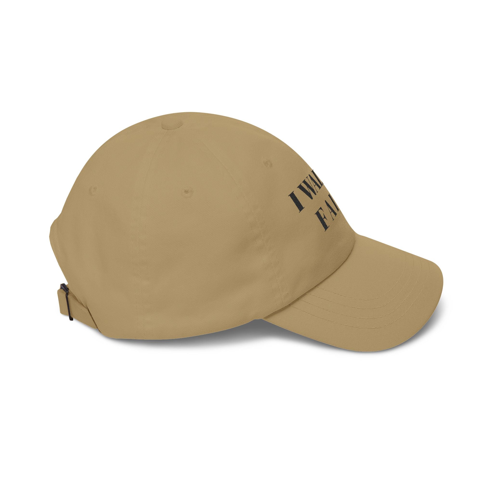 I Walk By Faith Dad Cap – Christian Baseball Hat