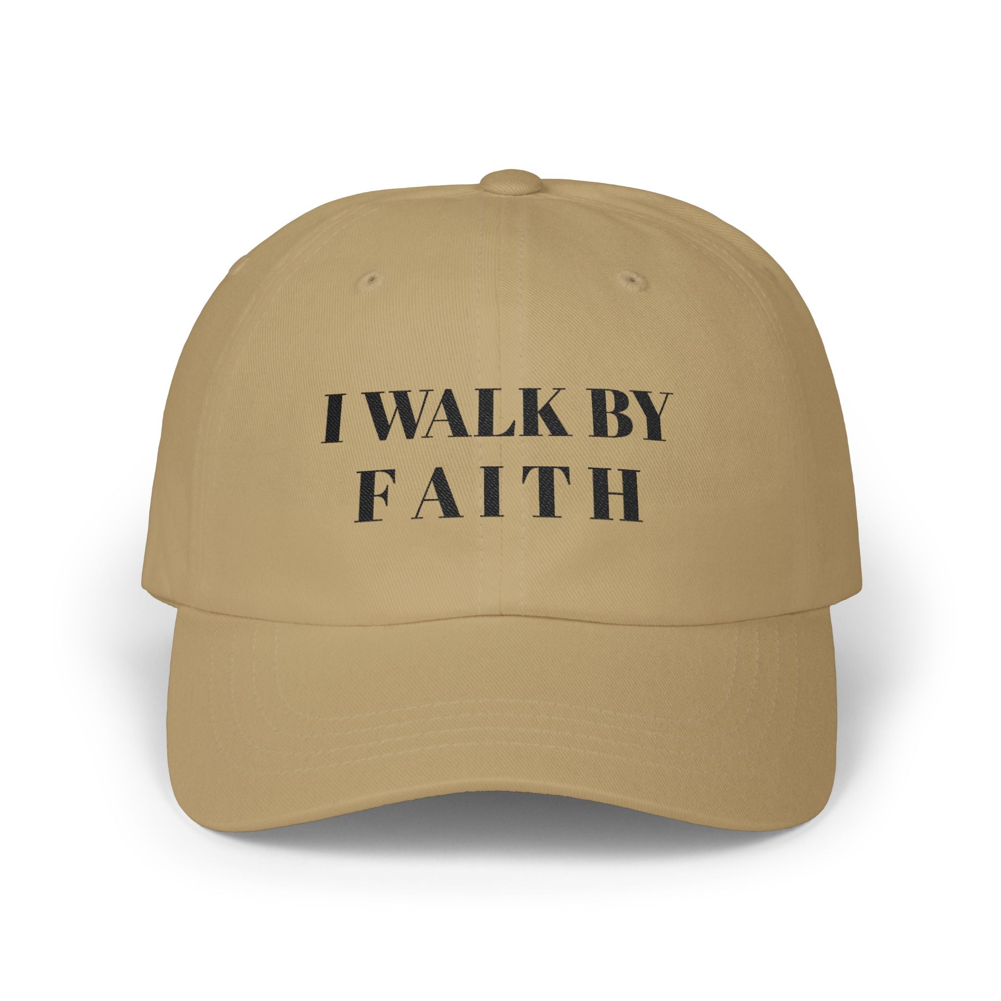 I Walk By Faith Dad Cap – Christian Baseball Hat