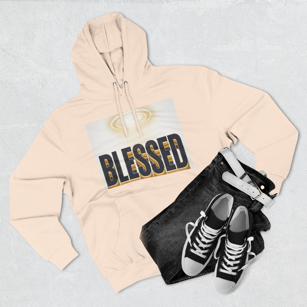 Blessed Graphic Hoodie — Spiritual Inspirational Fleece Pullover