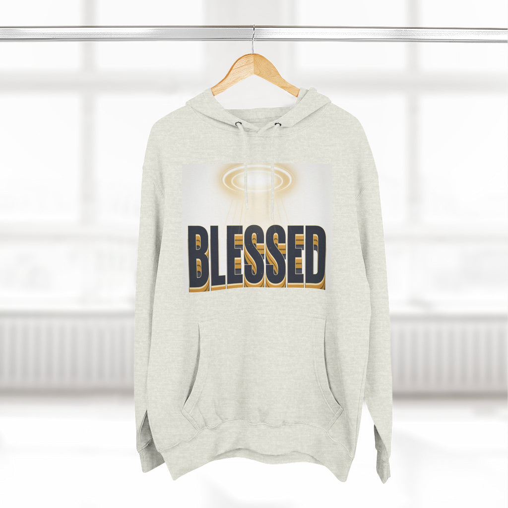 Blessed Graphic Hoodie — Spiritual Inspirational Fleece Pullover