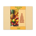 Fruit of the Spirit Canvas Print — Christian Wall Art with Scripture (Galatians 5:22-23)