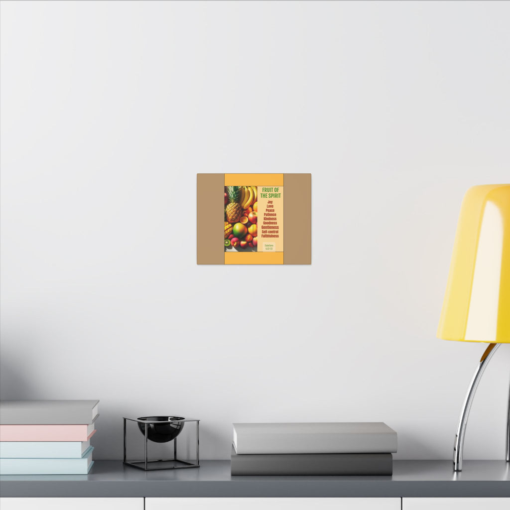 Fruit of the Spirit Canvas Print — Wall Art with Galatians 5:22-23 Scripture