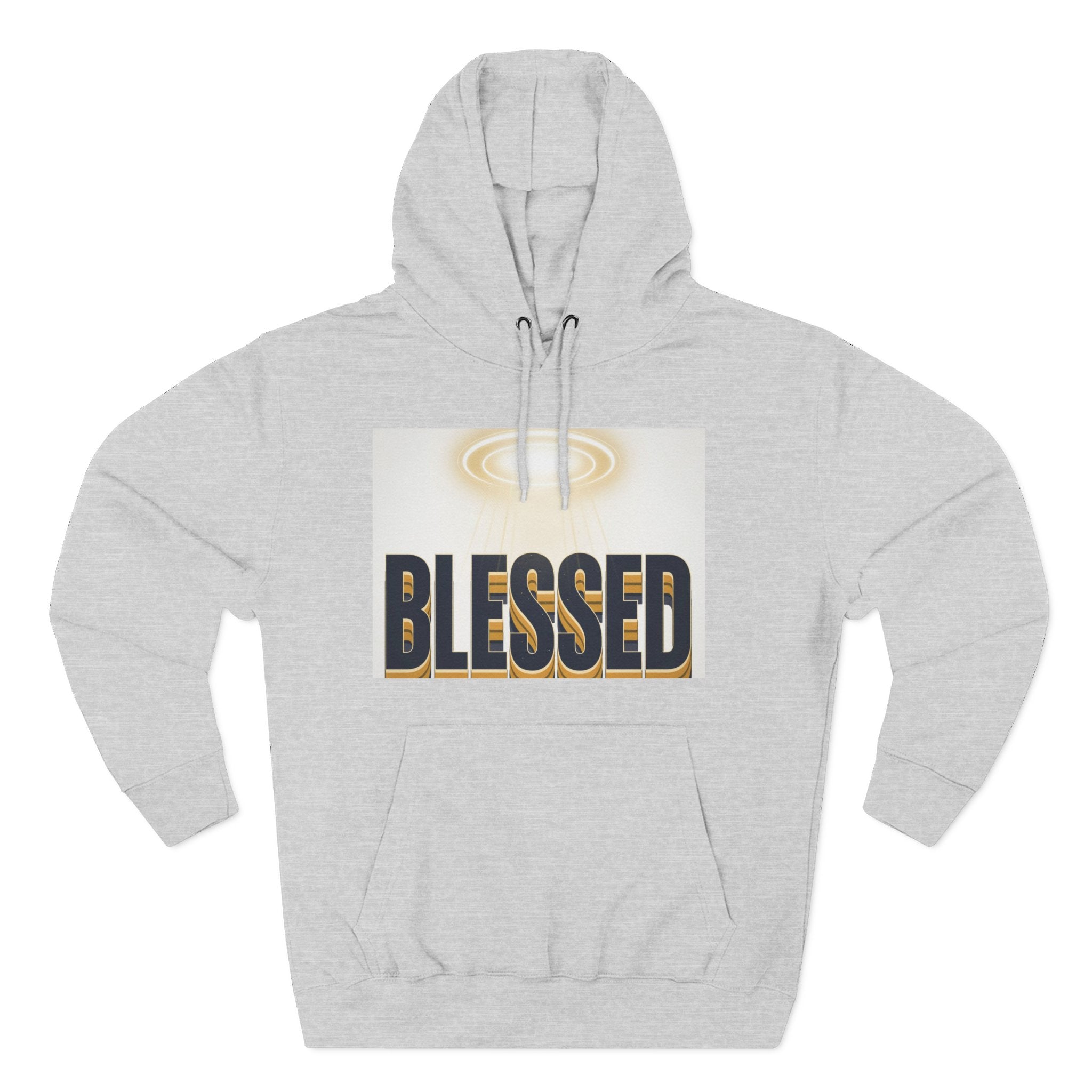 Blessed Graphic Hoodie — Spiritual Inspirational Fleece Pullover
