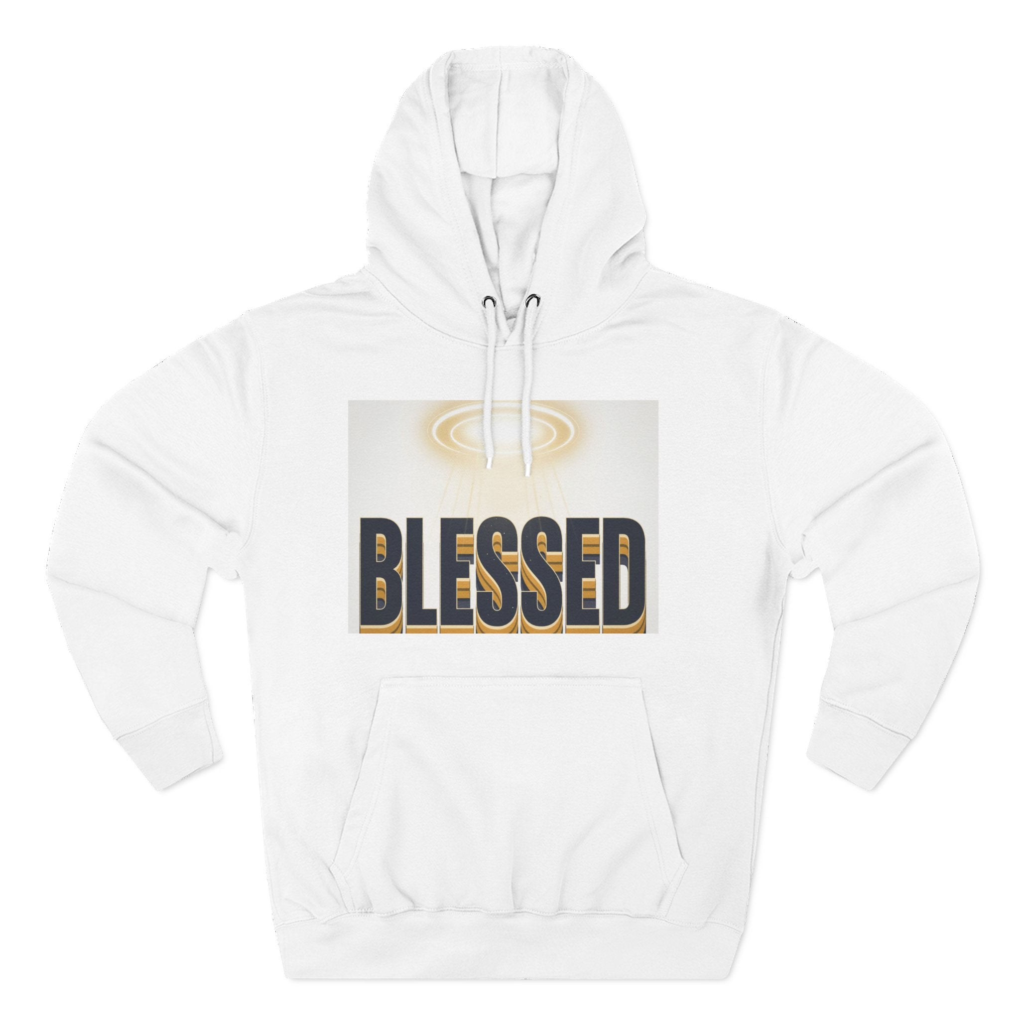 Blessed Graphic Hoodie — Spiritual Inspirational Fleece Pullover