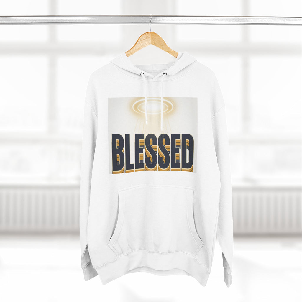 Blessed Graphic Hoodie — Spiritual Inspirational Fleece Pullover
