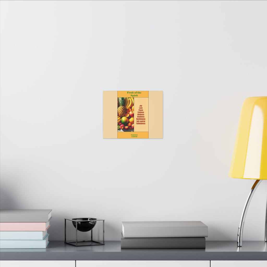 Fruit of the Spirit Canvas Print — Christian Wall Art with Scripture (Galatians 5:22-23)