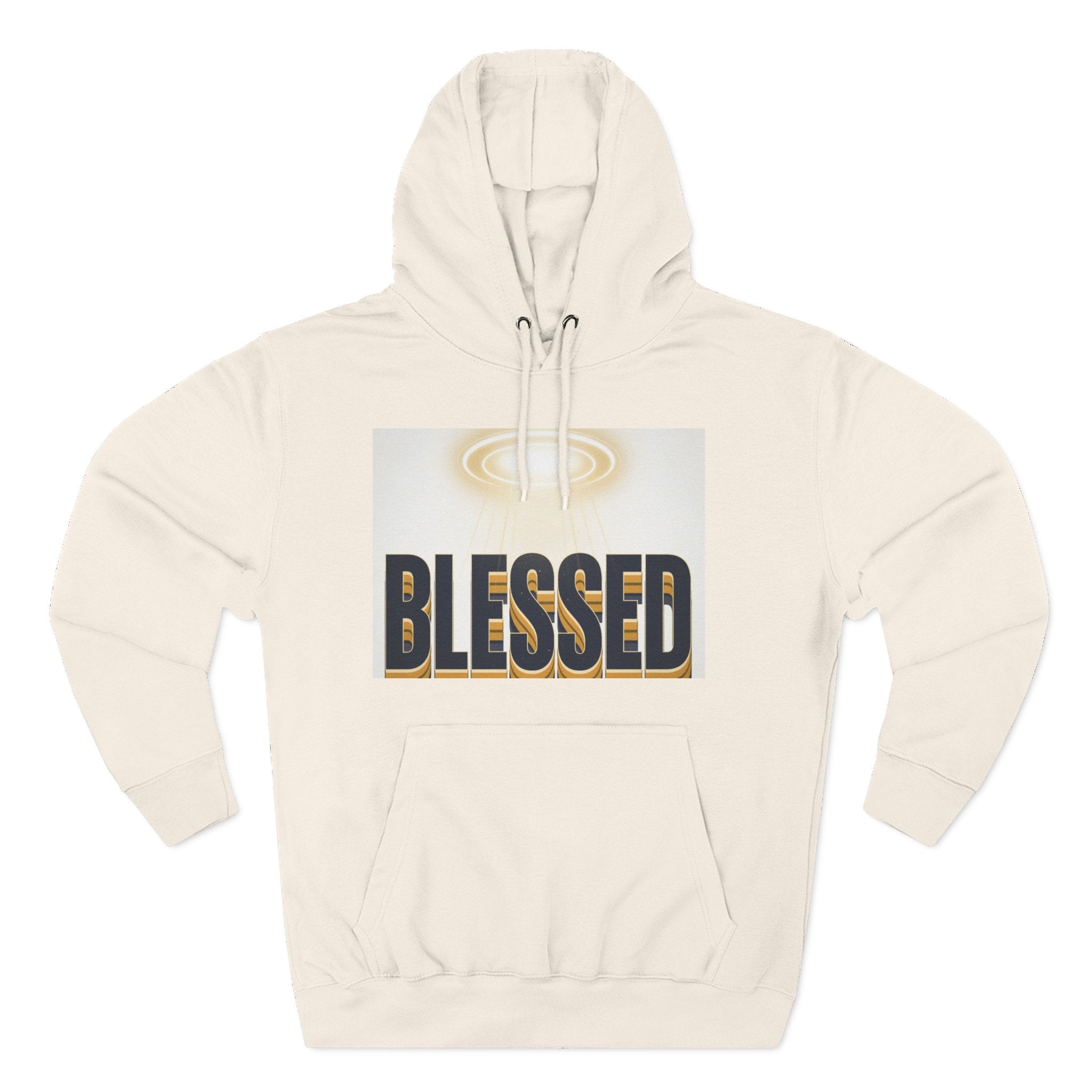 Blessed Graphic Hoodie — Spiritual Inspirational Fleece Pullover