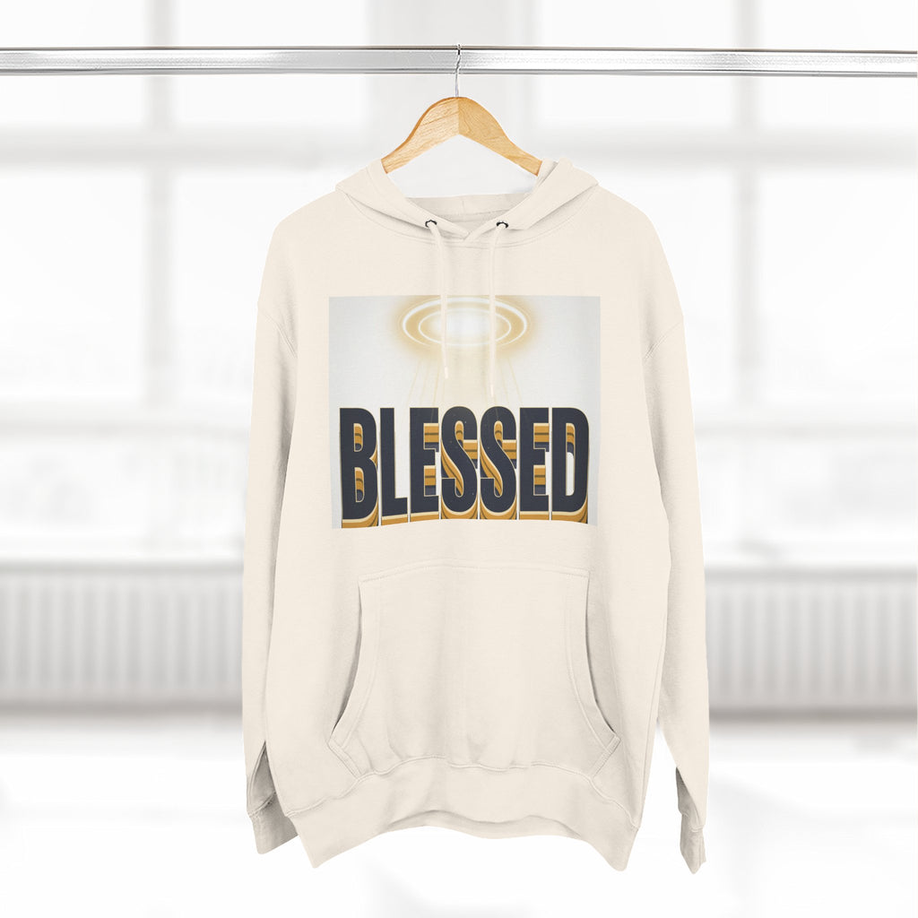Blessed Graphic Hoodie — Spiritual Inspirational Fleece Pullover
