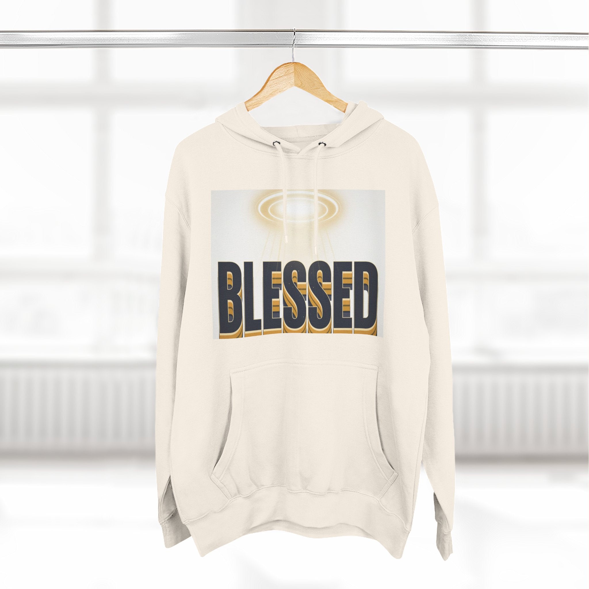 Blessed Graphic Hoodie — Spiritual Inspirational Fleece Pullover