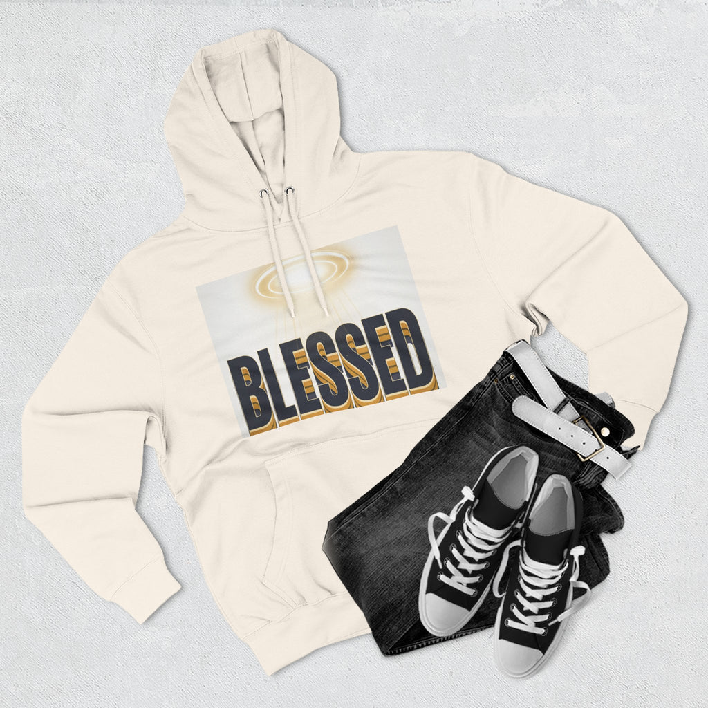 Blessed Graphic Hoodie — Spiritual Inspirational Fleece Pullover