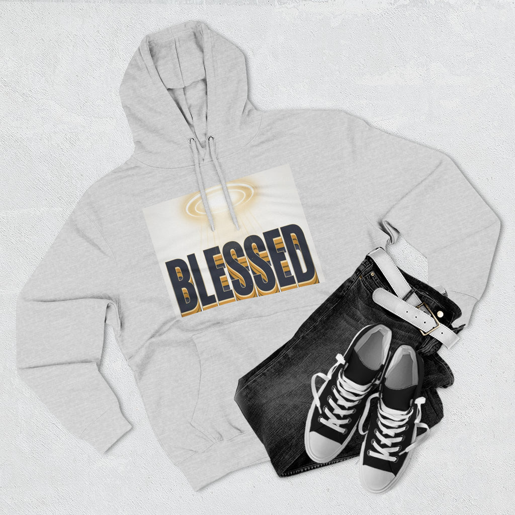 Blessed Graphic Hoodie — Spiritual Inspirational Fleece Pullover