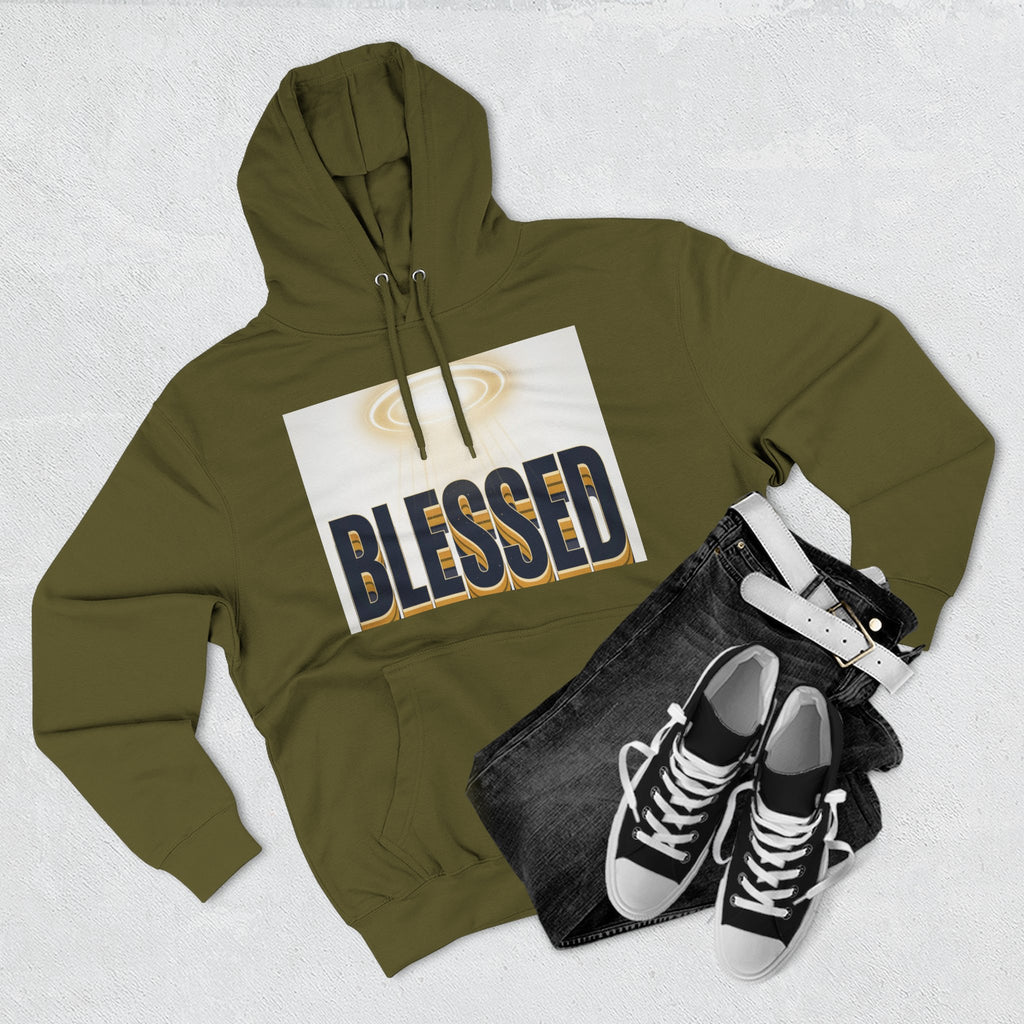 Blessed Graphic Hoodie — Spiritual Inspirational Fleece Pullover