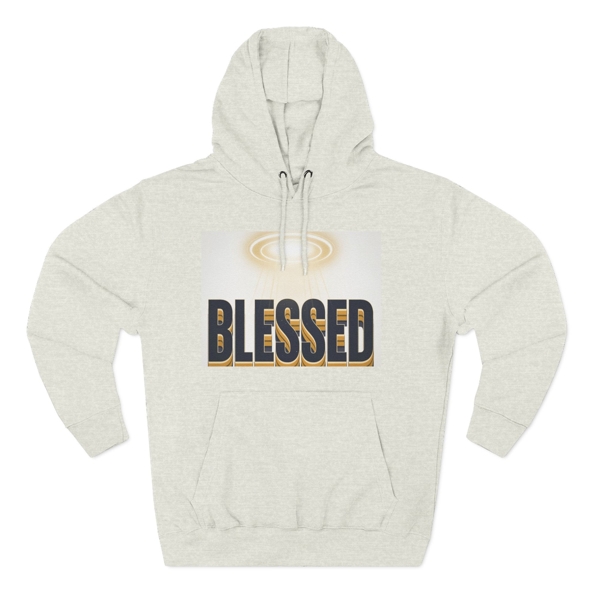 Blessed Graphic Hoodie — Spiritual Inspirational Fleece Pullover