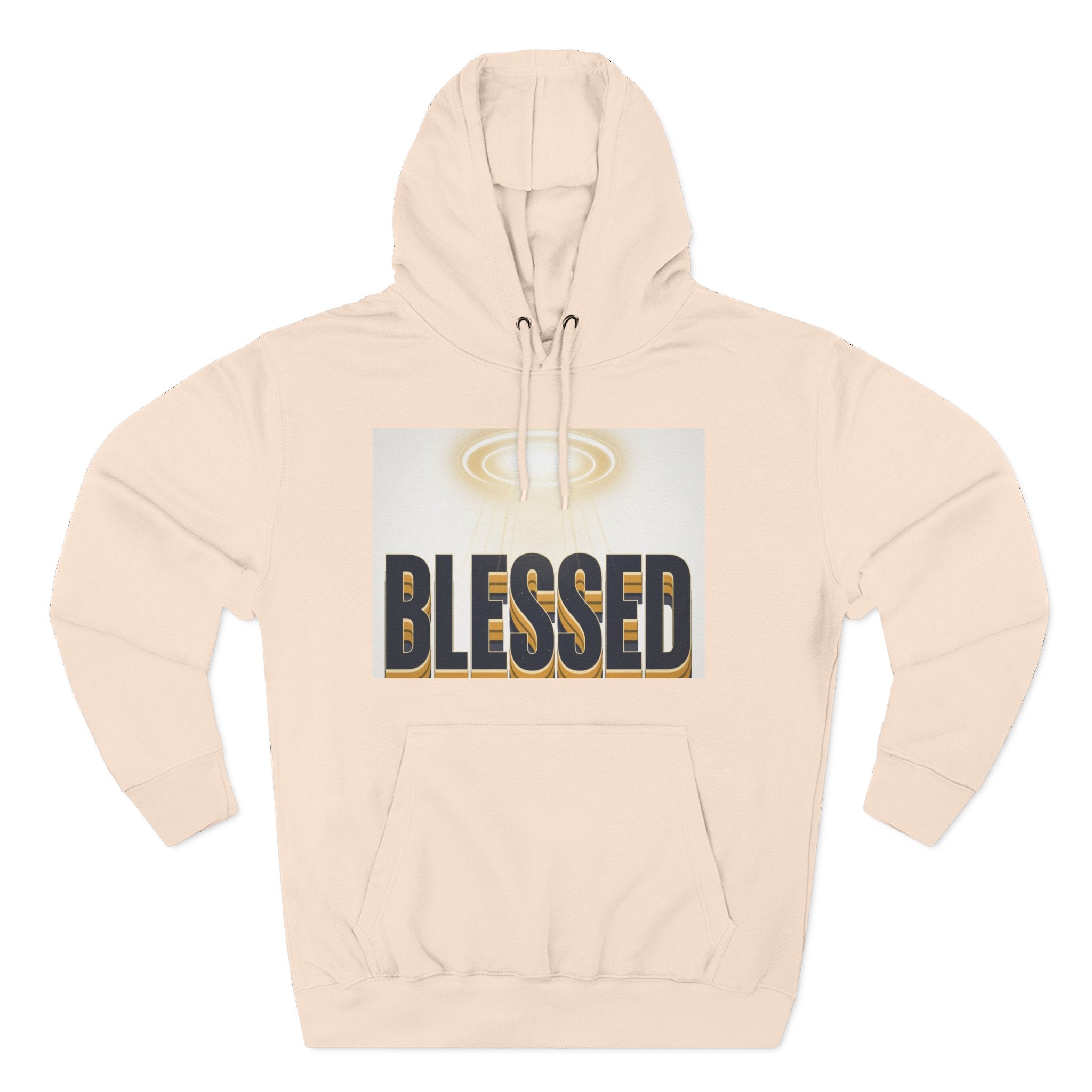 Blessed Graphic Hoodie — Spiritual Inspirational Fleece Pullover
