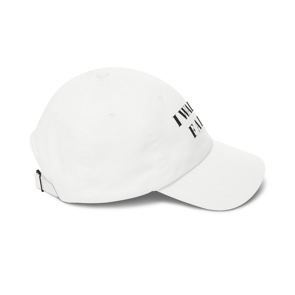 I Walk By Faith Dad Cap – Christian Baseball Hat