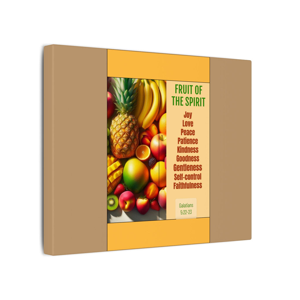Fruit of the Spirit Canvas Print — Wall Art with Galatians 5:22-23 Scripture