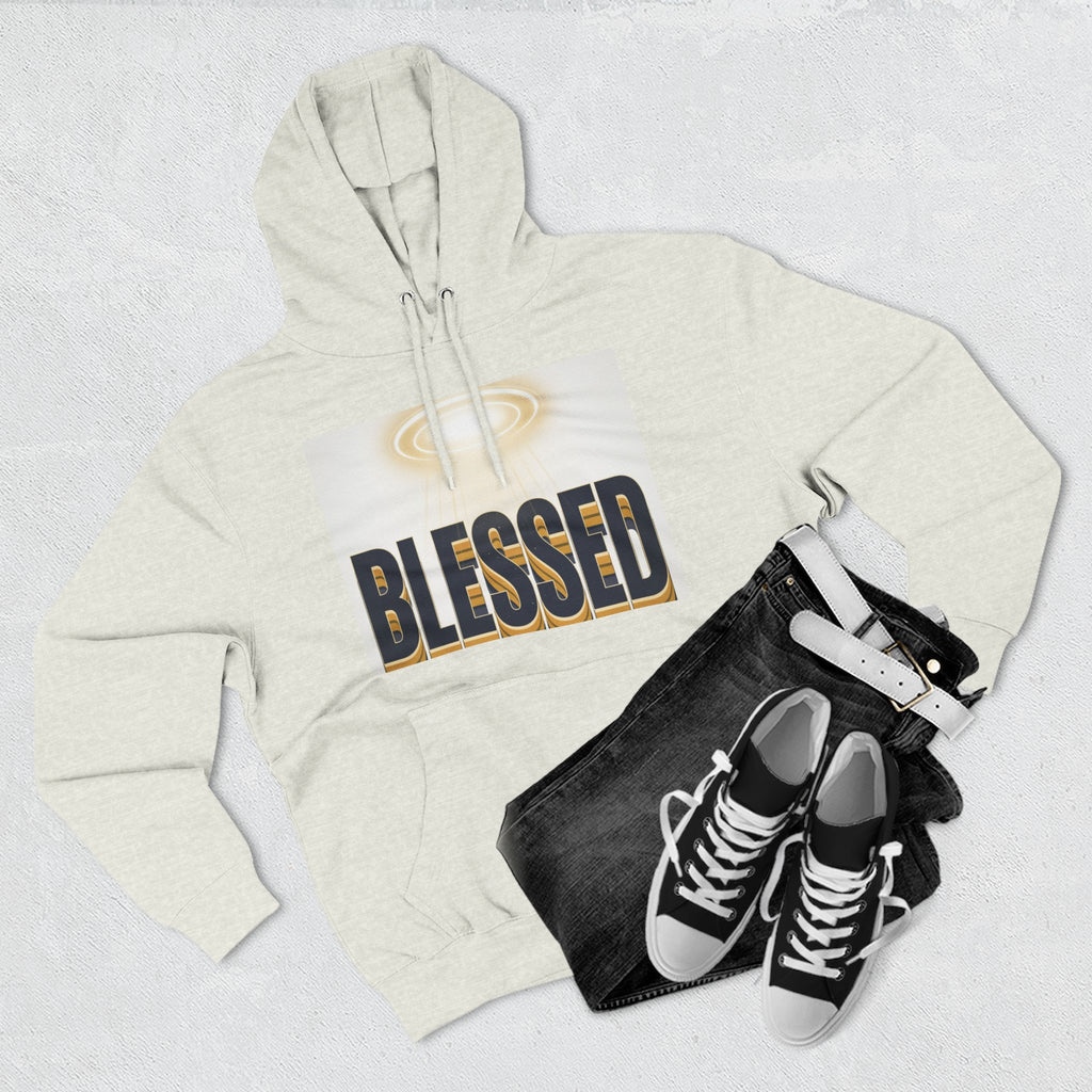 Blessed Graphic Hoodie — Spiritual Inspirational Fleece Pullover